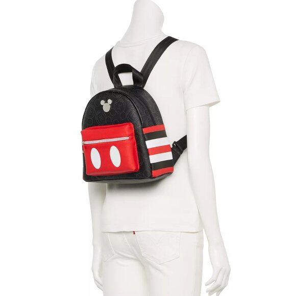 Disney Mickey Mouse Classic Mini Backpack and Mickey and Friends Charm Keychain main image 7